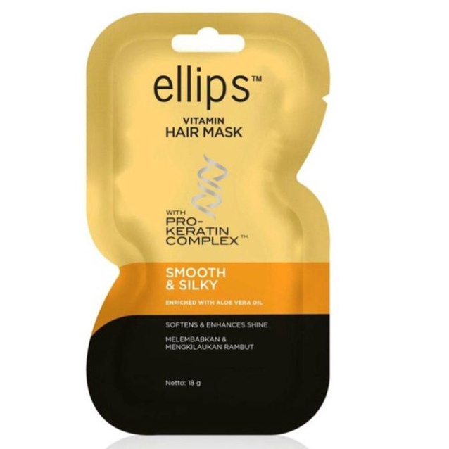 Jual [MASKER RAMBUT | KERATIN | 20GR | BPOM] ELLIPS HAIR MASK with Pro ...