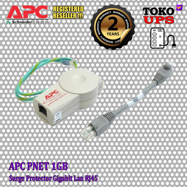 Jual APC PNET1GB Anti Petir Surge Protector 10/100/1000 Ethernet ...