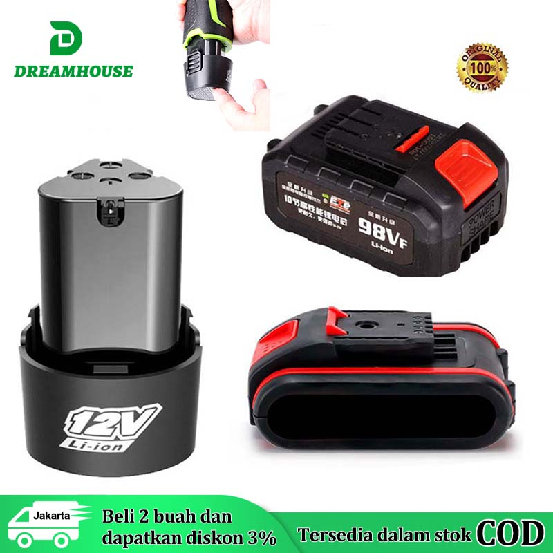 Jual Baterai Litium Li Ion V V V Baterai Bor Elektrik Cordless Rechargeable Atau Charger