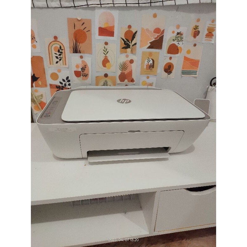 Jual HP Printer DeskJet 2776 Grey ( Print Scan Copy ) Wireless / Wifi SECOND Shopee Indonesia