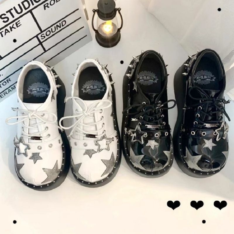 Jual (LPD030) Doc Martens docmart star girl Y2k platform heels kawaii ...
