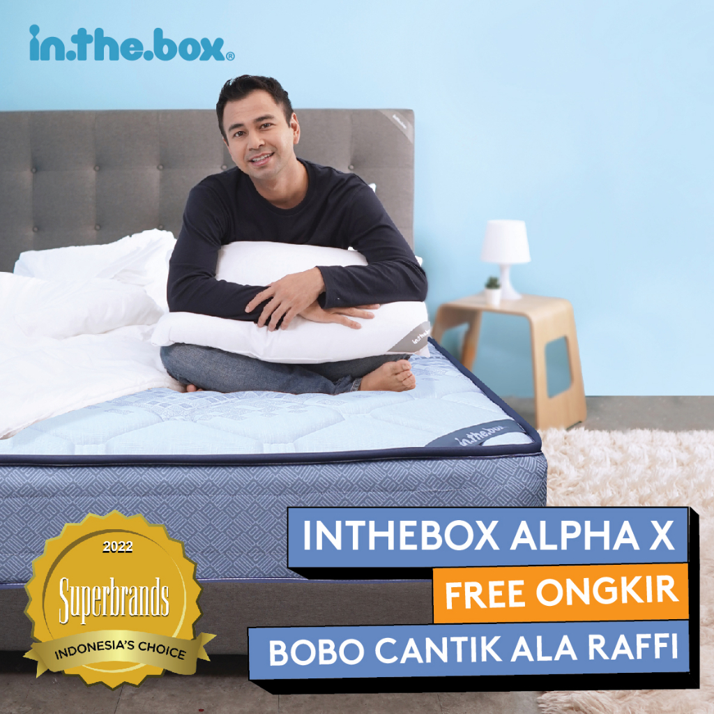 Jual INTHEBOX ALPHA X Kasur Springbed FREE Bantal Ukuran kasur