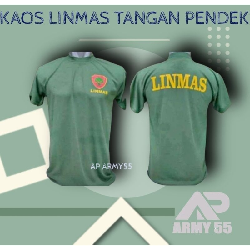 Jual Kaos Linmas Tangan Pendek | Shopee Indonesia