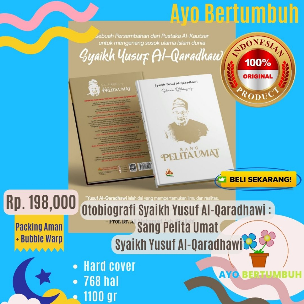 Jual Otobiografi Syaikh Yusuf Al-Qaradhawi : Sang Pelita Umat | Shopee ...