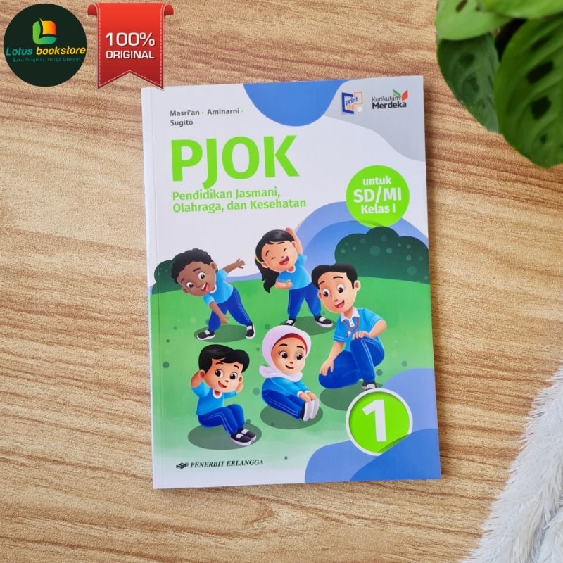 Jual PJOK SD Kelas 1 - Kurikulum Merdeka - Penerbit Erlangga - Buku ...