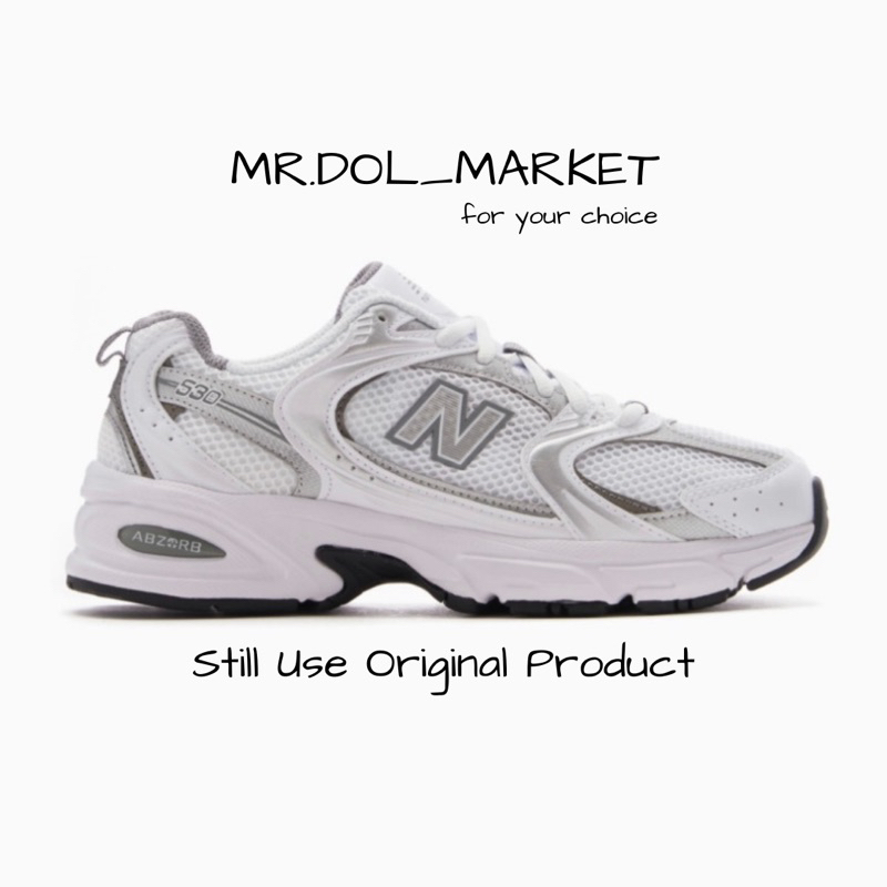 Jual New Balance 530 (MR530AD) White Silver Grey Unisex - 100