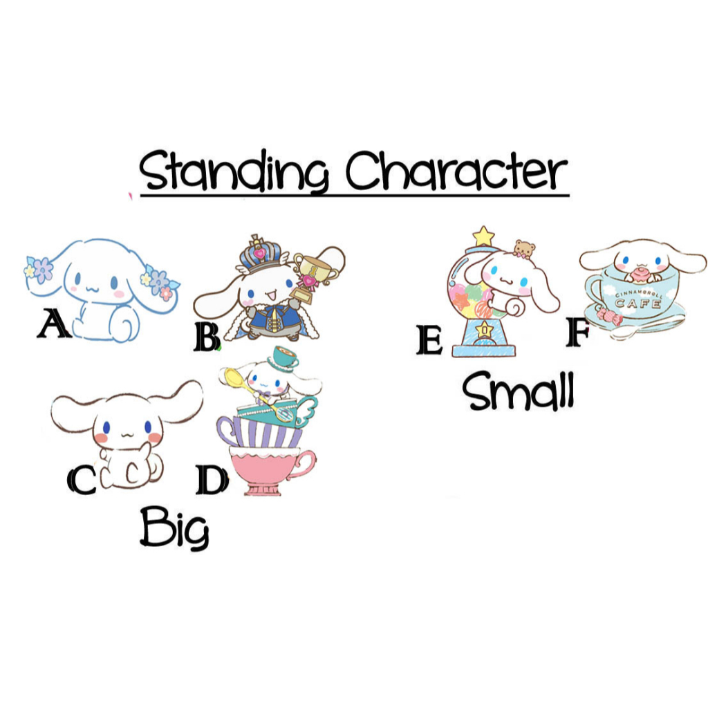 Jual Standing Character Cinnamon roll / Cinnamoroll / Cinamon roll ...