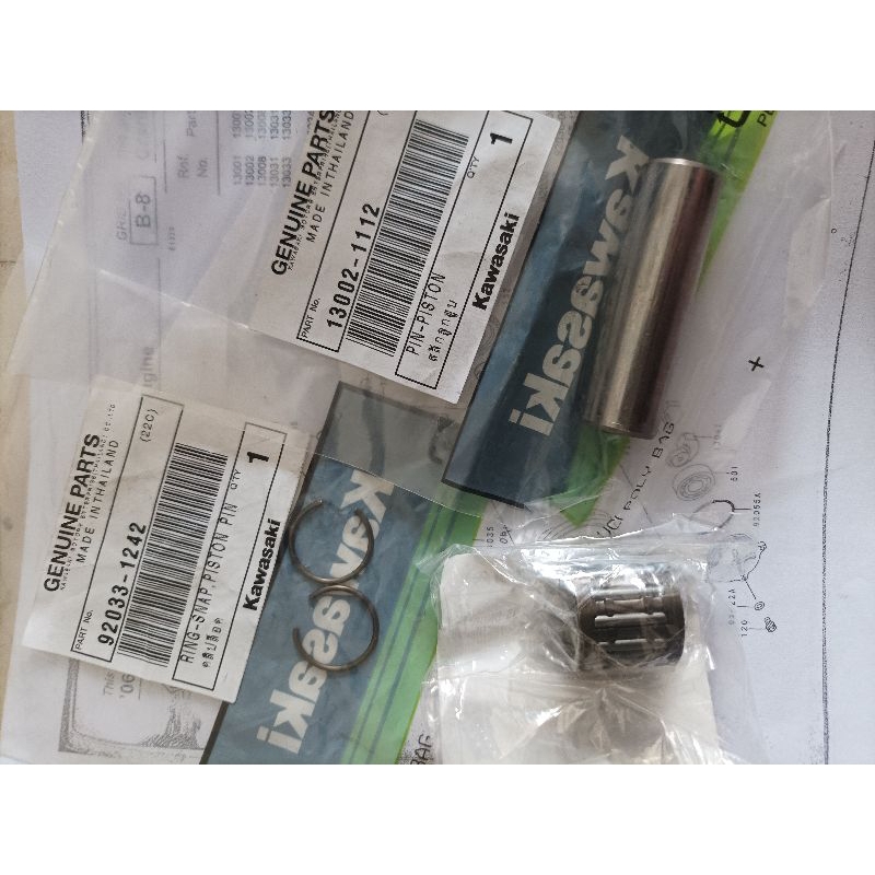 Jual pin pen piston klip bearing bambu ninja zx pen16 Shopee Indonesia