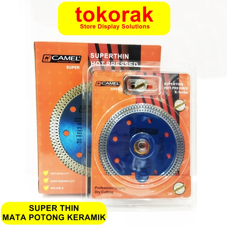 Jual Camel Super Thin Diamond Wheel Inch Mata Potong Keramik Granit Pisau Turbo Shopee