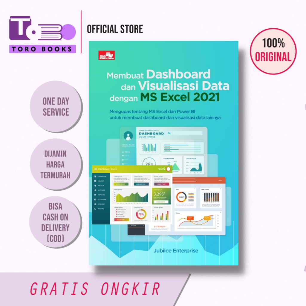 Jual Membuat Dashboard dan Visualisasi Data dengan MS Excel 2021 ...