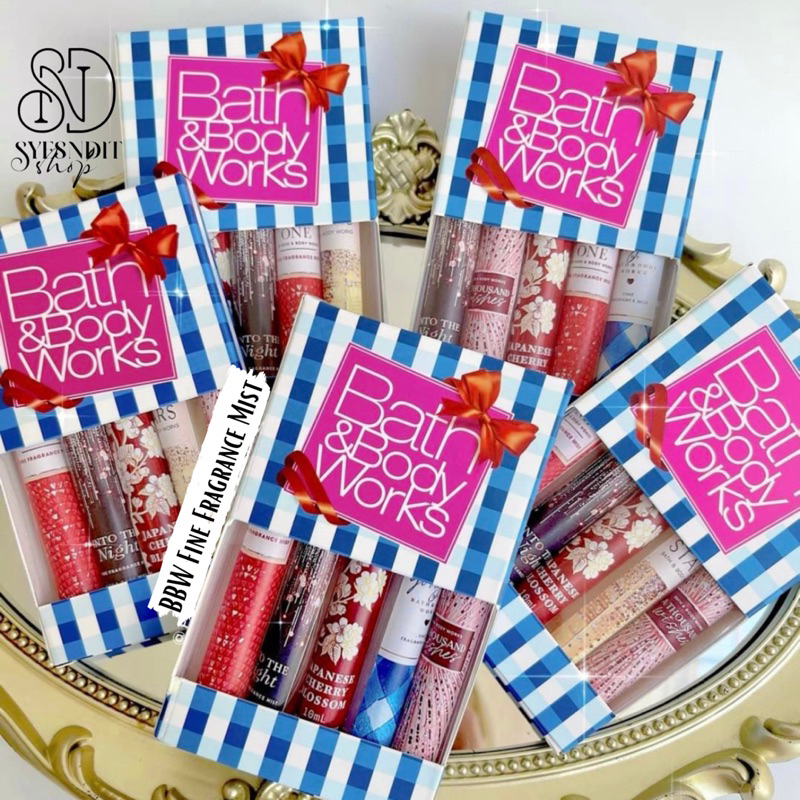 Jual BBW Gift Set Isi 5pcs Bath & Body Works | Shopee Indonesia