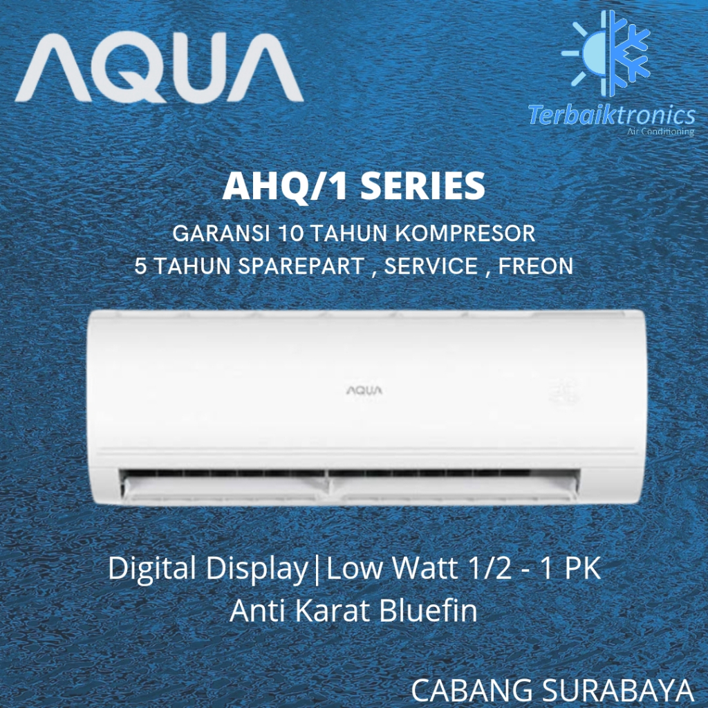 Jual AC Aqua Low Watt 1/2 PK R32 AQAKCR5AHQ1 / AQA KCR5AHQ1 Shopee Indonesia