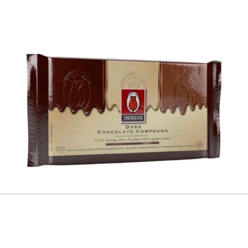 Jual Tulip Dark Coklat Compound 1kg | Shopee Indonesia