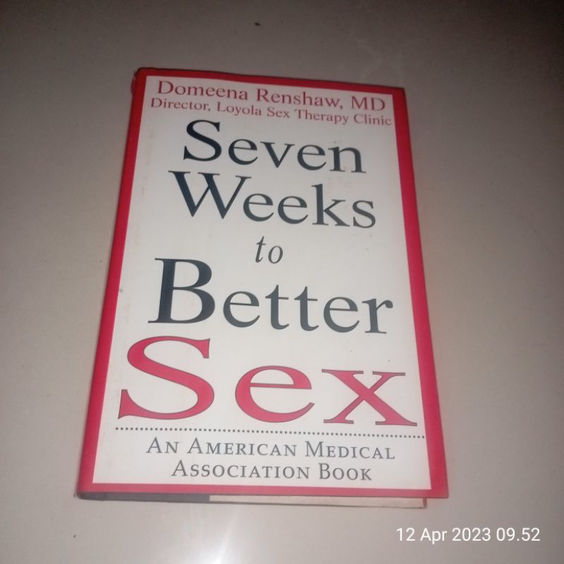 Jual Buku Seven Weeks To Better Sex By Domeena Renshaw Md Shopee