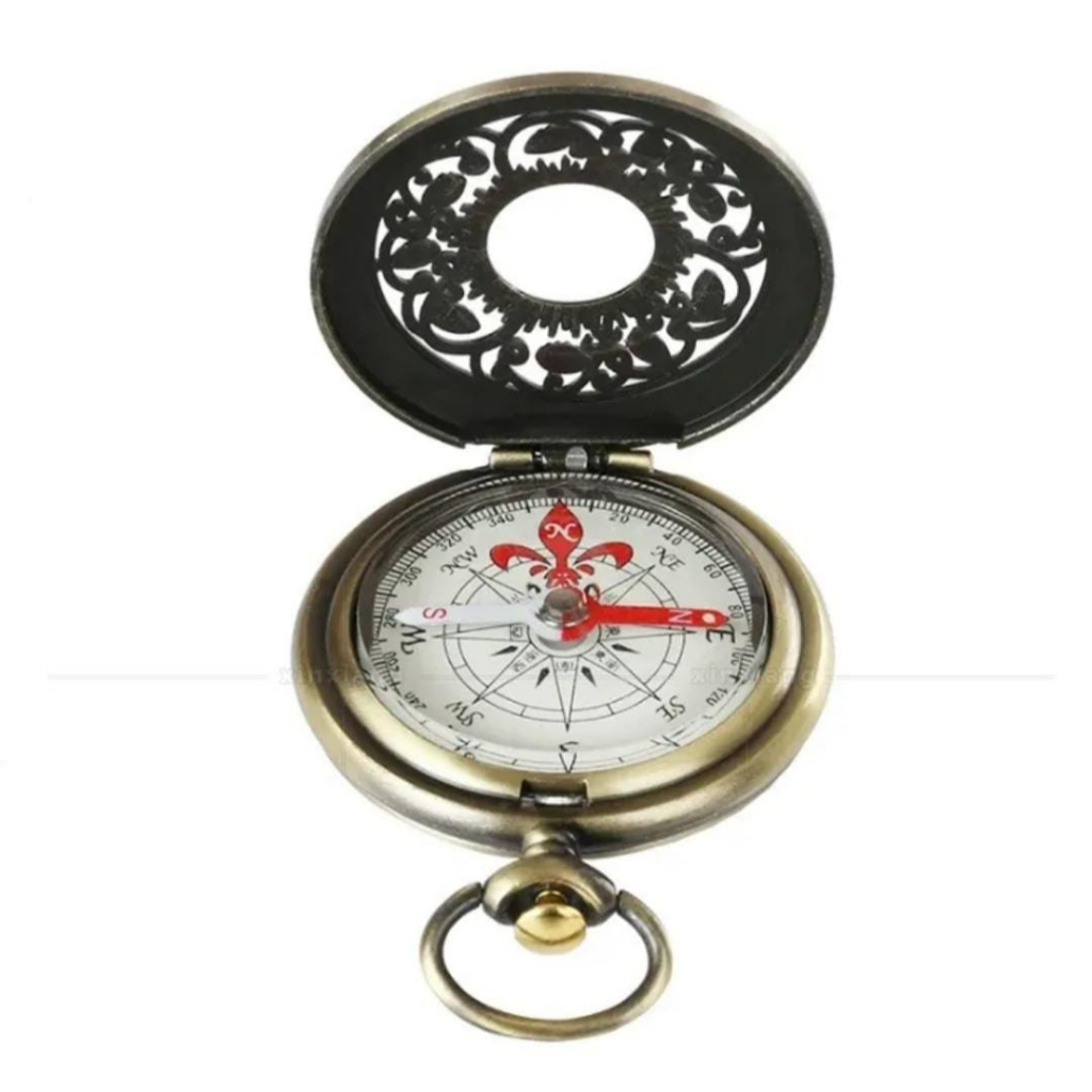 Jual Kompas Vintage Kompas Kiblat Kecil Saku Anti Air Petunjuk Arah ...