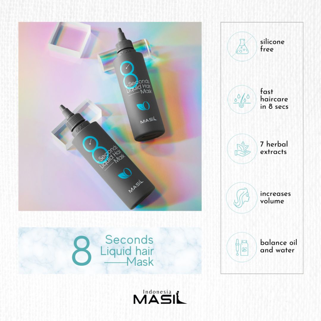 Jual MASIL - 8 seconds Liquid hair mask | Shopee Indonesia