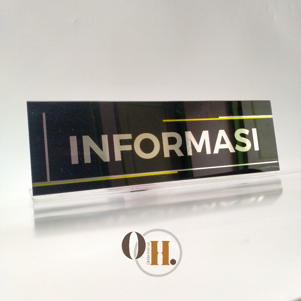 Jual Akrilik Meja Informasi - Akrilik Lipat Informasi | Shopee Indonesia