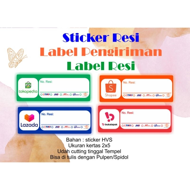 Jual STIKER RESI LABEL PENGIRIMAN | Shopee Indonesia