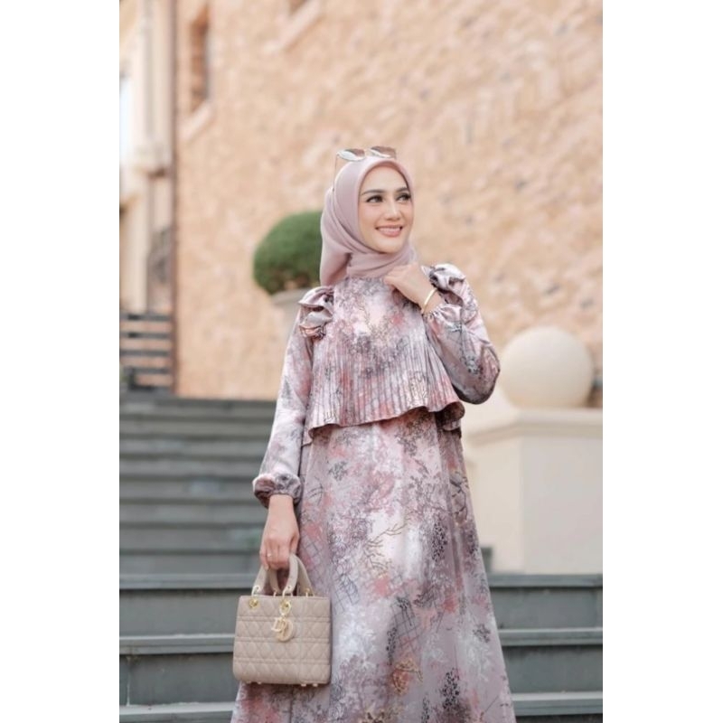 Jual Aurora Dress Tasya Farasya Vanilla Hijab Xxl Shopee Indonesia