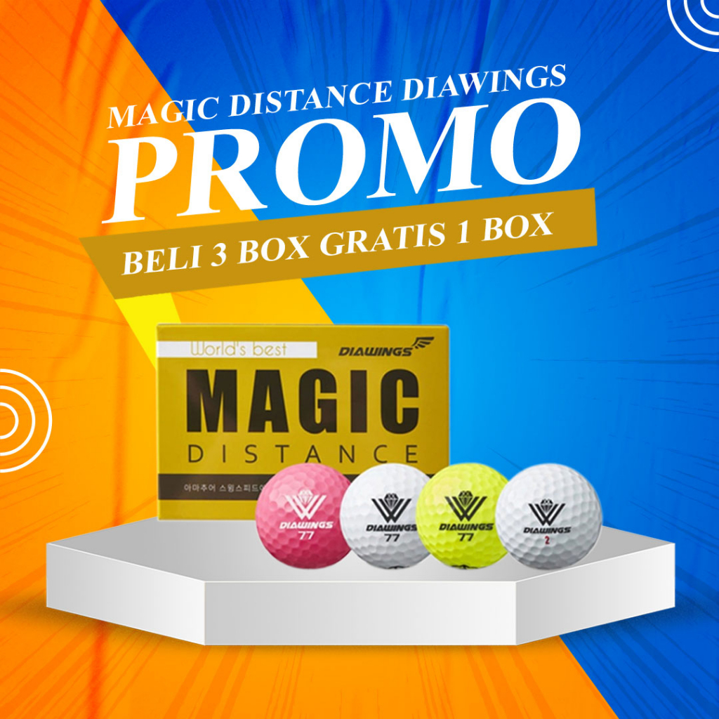 Jual Golf Ball Diawings, Bola Golf Diawings Original Korea Per Box
