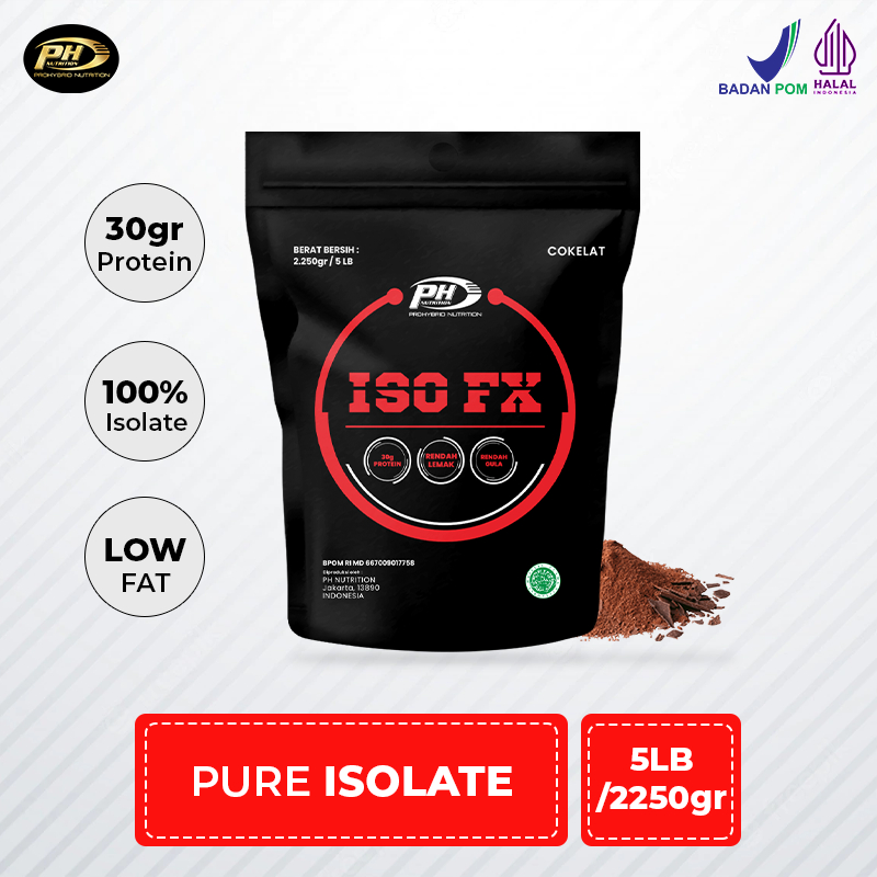 Jual ISO FX Whey Isolate 5LB/2.250g WPI (Protein 30g) Susu Tinggi