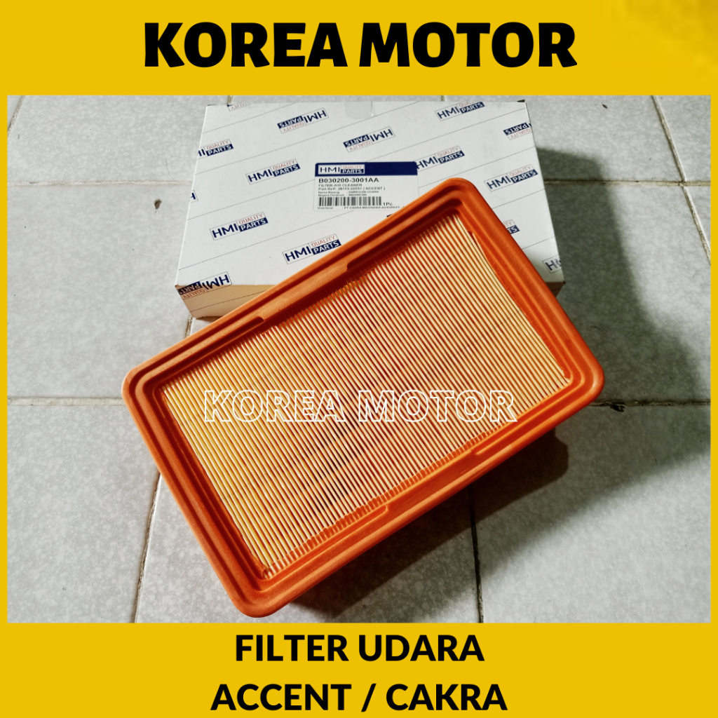 Jual Filter Udara Hyundai Accent Cakra Bimantara Saringan Udara