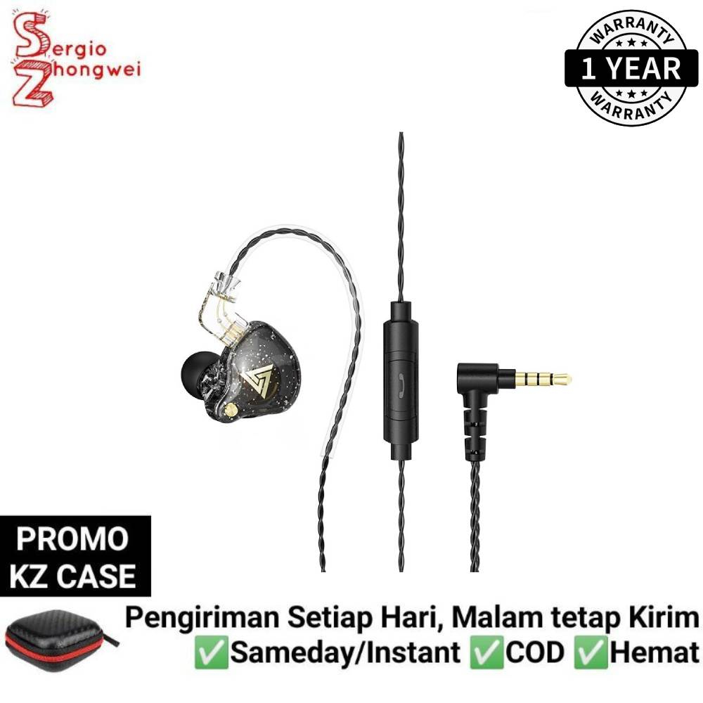 Jual QKZ AK6 PRO with mic Earphone Gaming In Ear Monitor Live Music