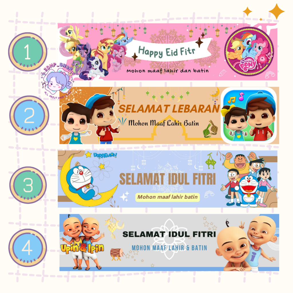 Jual [MINIMAL ORDER 20PC] Label snack idul adha fitri tentengan lebaran