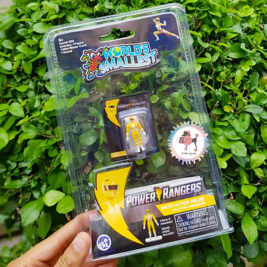 Jual World Smallest Power Rangers Mini Figure - Yellow | Shopee Indonesia