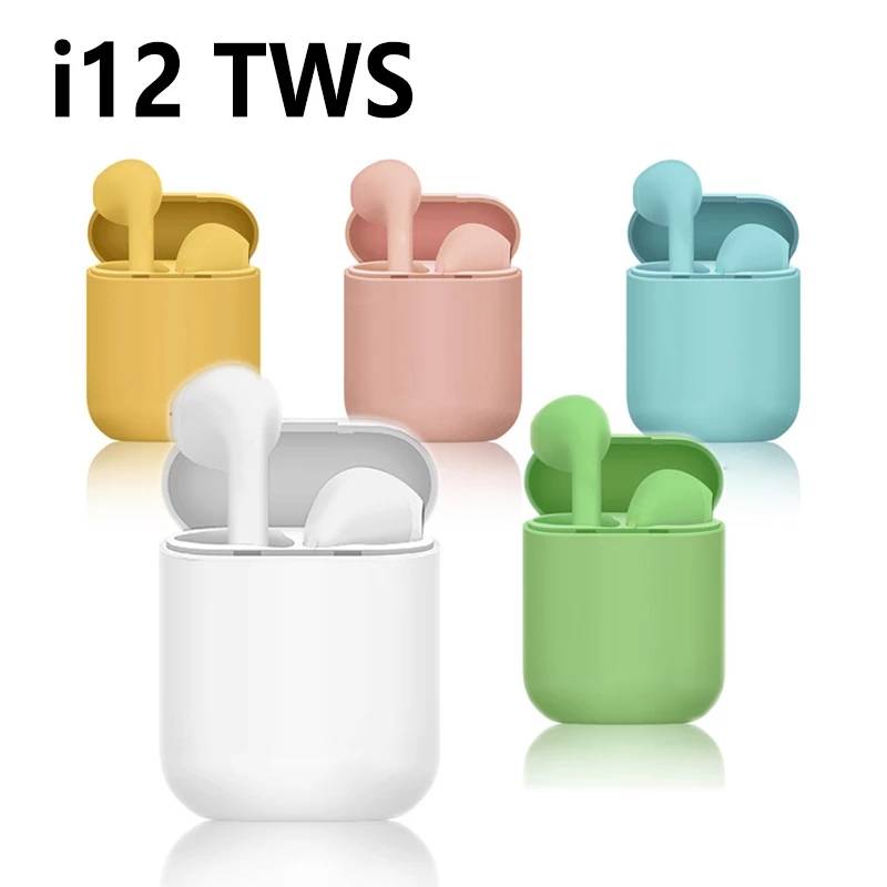 POM Headset TWS i12 Bluetooth Inpods 12 Wireless Earphone Handsfree Airpods Android iPhone