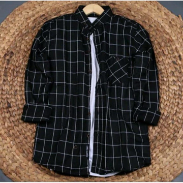 Kemeja Flanel Woll Cowok Exlusif Lengan Panjang Kemeja Kasual Distro