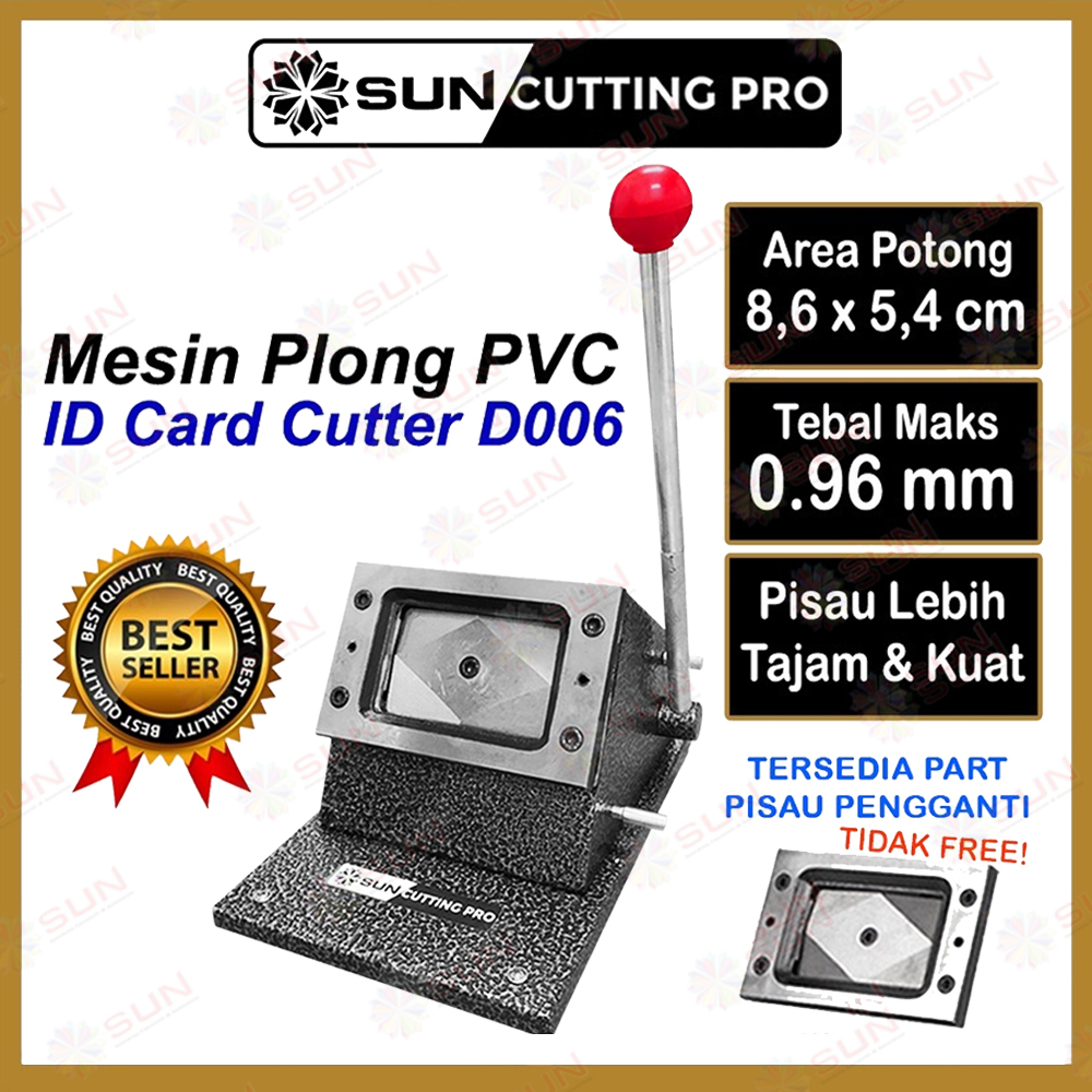 Jual Mesin Alat Pemotong Kertas Id Card Plong Id Card Pvc Card Cutter Premium Quality D 006 