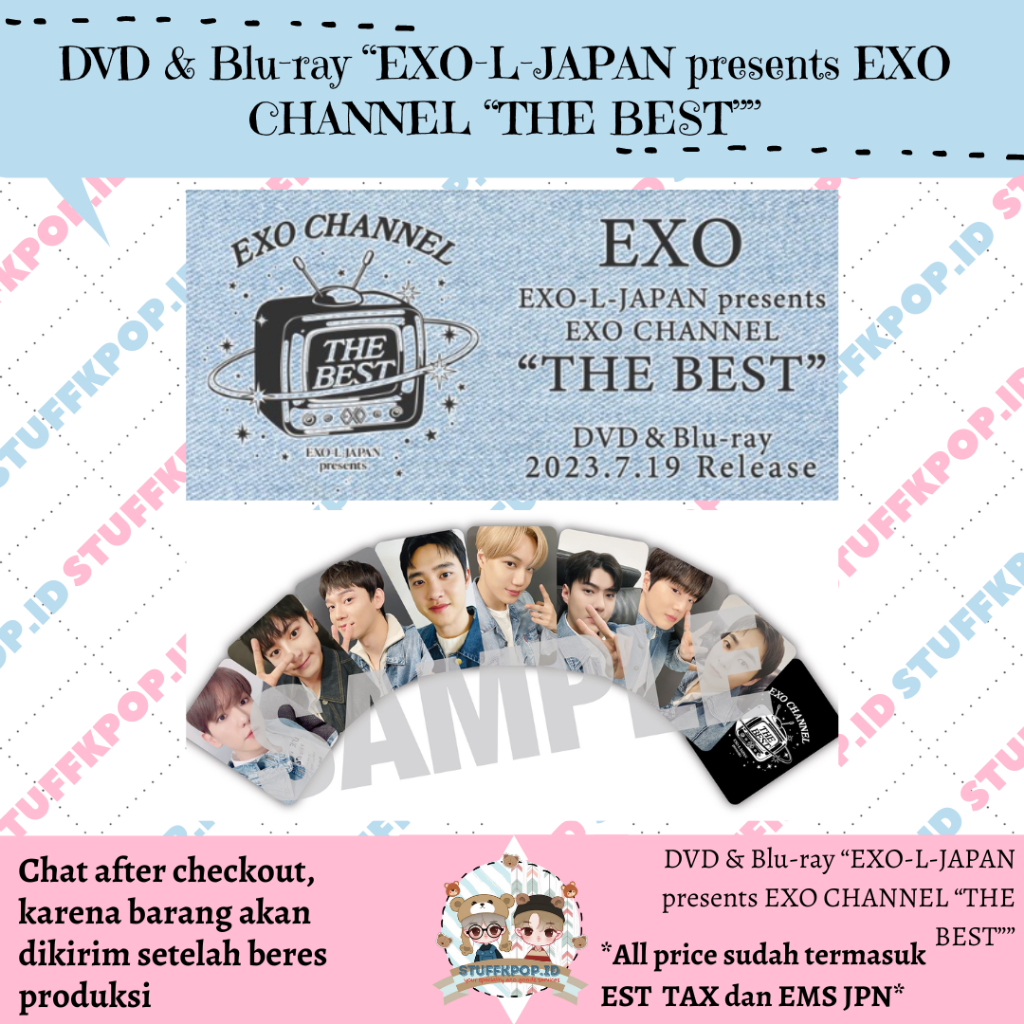 Jual [READ DESKRIPSI BOX] DVD & Blu-ray “EXO-L-JAPAN presents EXO