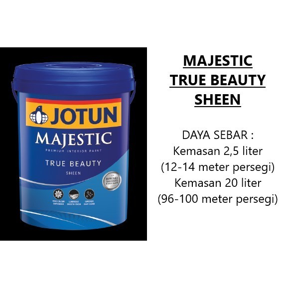 Jual Cat Tembok Jotun Majestic True Beauty Sheen Gentle Whisper 12182 2 ...