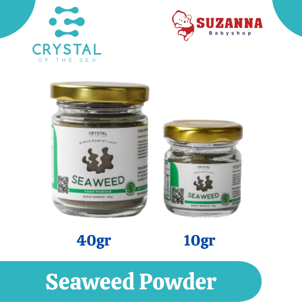 Jual Crystal Of The Sea Powder Food Seaweed || Bubuk Rumput Laut MPASI ...