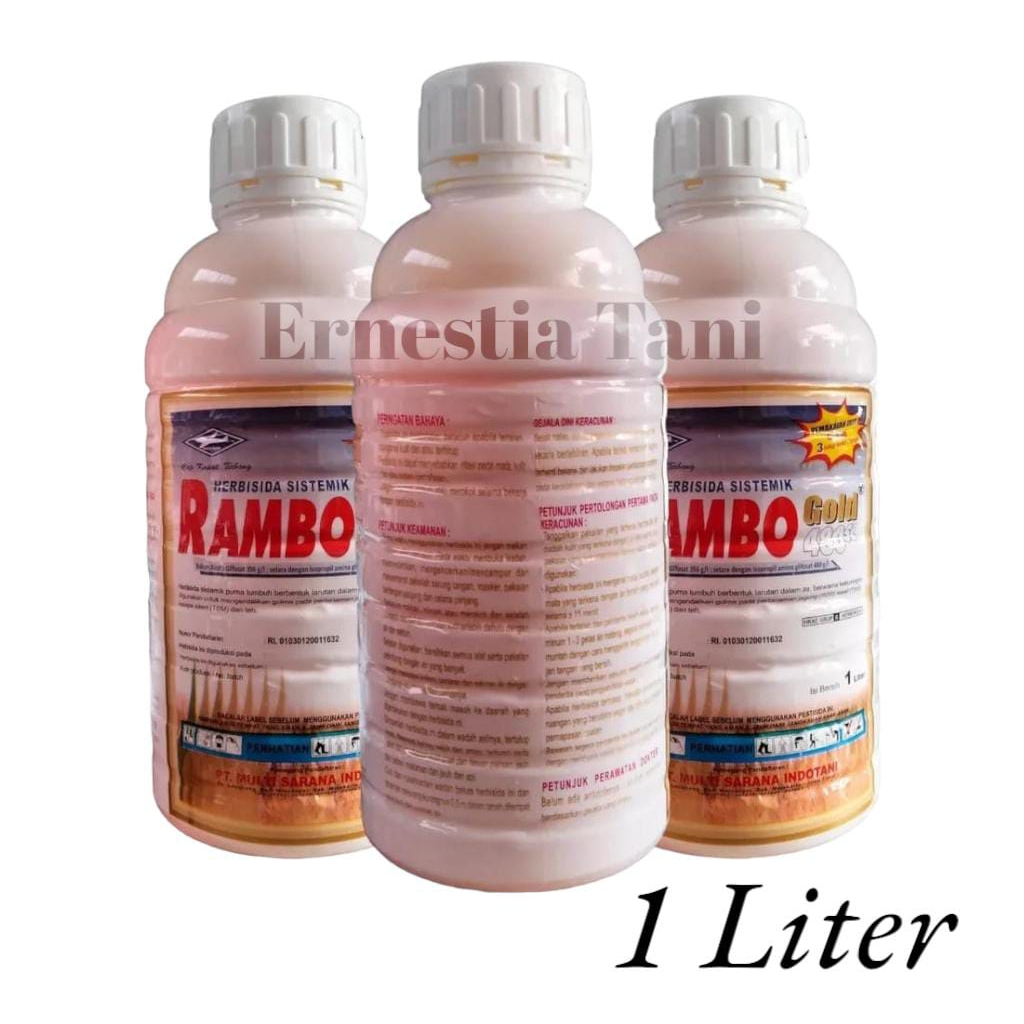 Jual HERBISIDA RAMBO 1L Bahan aktif: isopropil amina glifosat 480 g/l ...