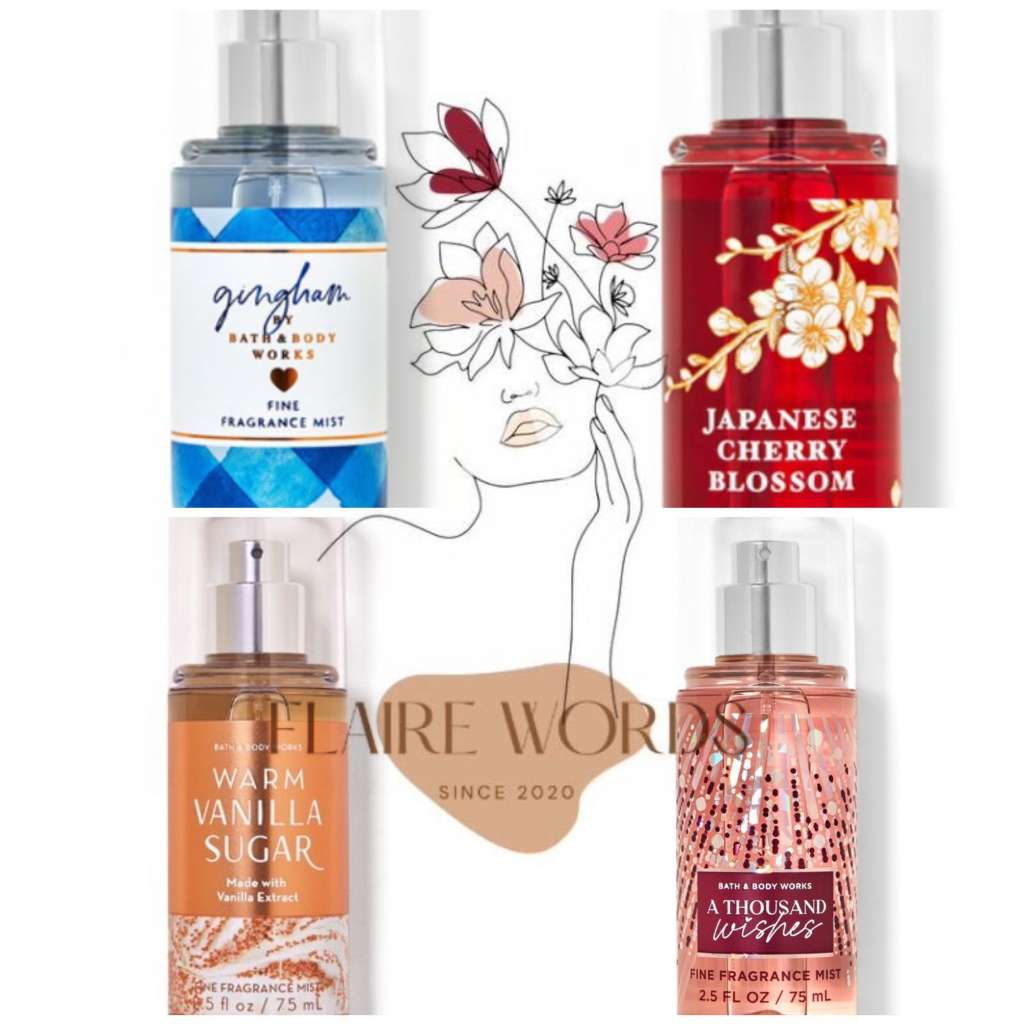 Jual BBW Bath and Body Works Fine Fragrance Mist 80ml / Bath & Body
