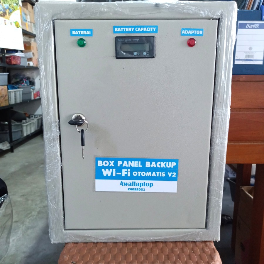Jual box solar panel wifi backup v2 power supply 12V 40A otomatis ...