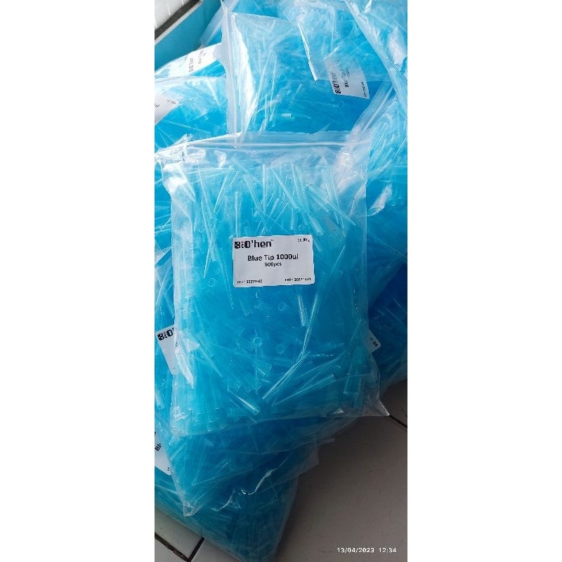 Jual blue tips tip pipette tips isi 500pcs Shopee Indonesia