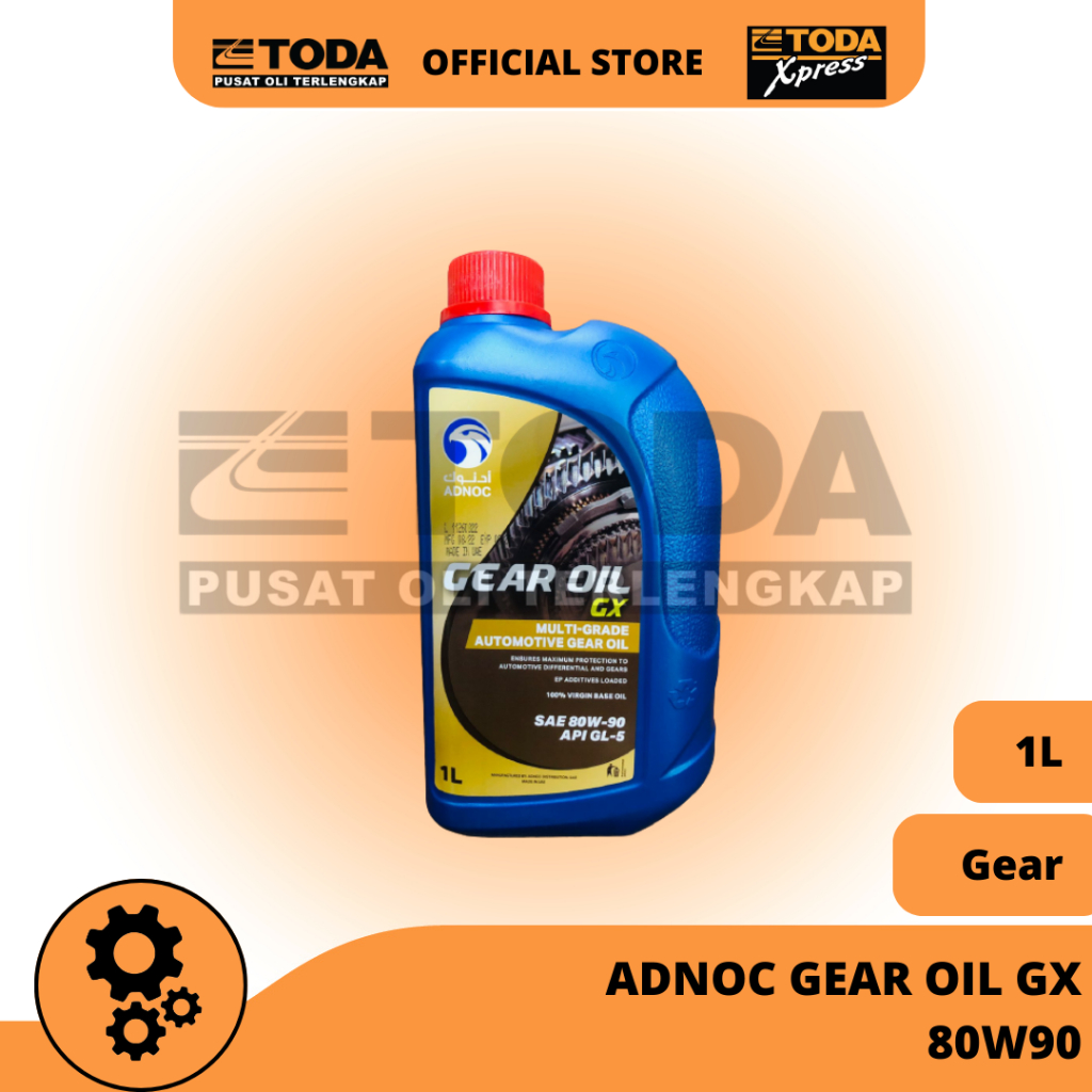 Jual Oli Gardan Adnoc Gear Oil GX 80W90 API GL5 1l Original Shopee