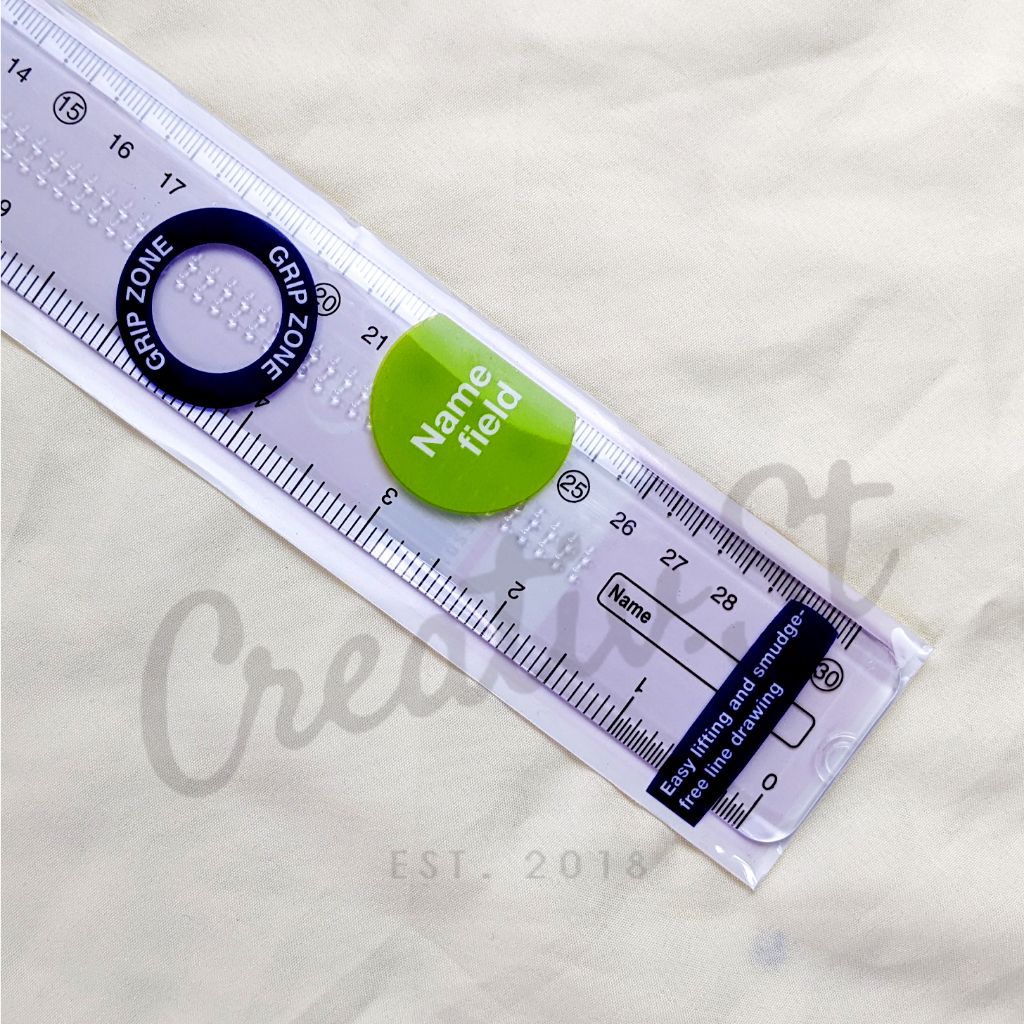 Jual FABER CASTELL Penggaris 30 Cm Ruler Scale 12 Inch | Shopee Indonesia