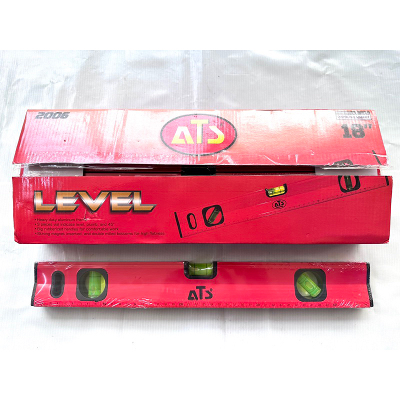 Jual Waterpass Magnet Alumunium ATS 18&24 inch | Shopee Indonesia