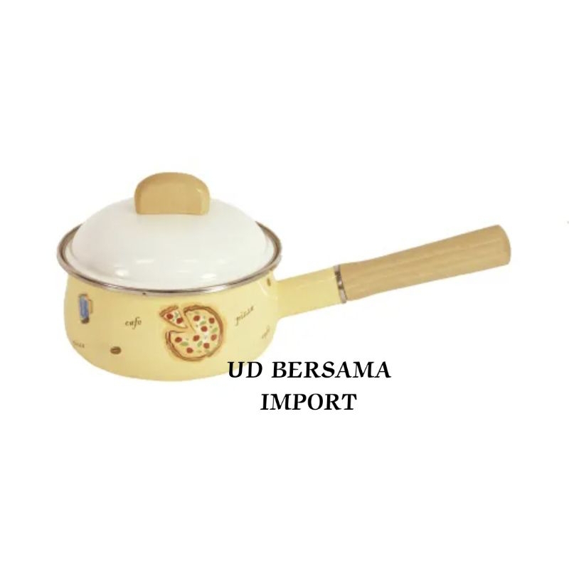Jual KRIS Panci Saucepan/Panci Enamel/Panci Belly Leafy 16cm - Kuning ...