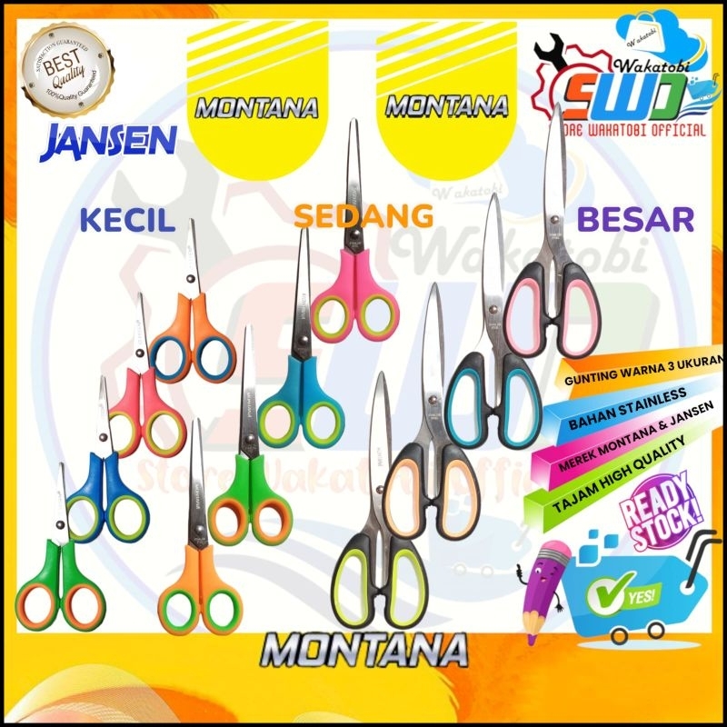 Jual Gunting Fancy Sebaguna Scissors Original Gunting Kertas Warna ...