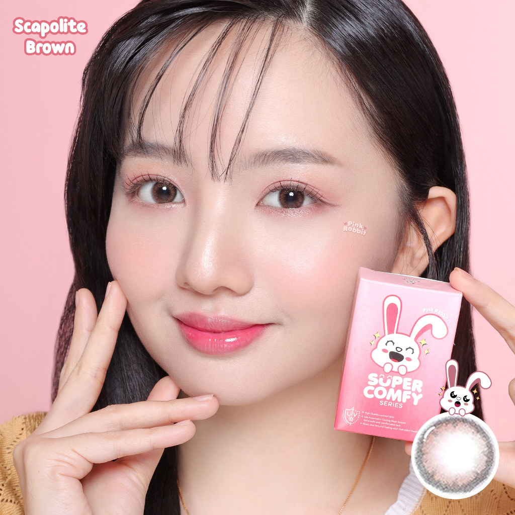 Jual PINKRABBIT SOFTLENS SUPER COMFY SCAPOLITE BROWN - Normal, Minus 0. ...
