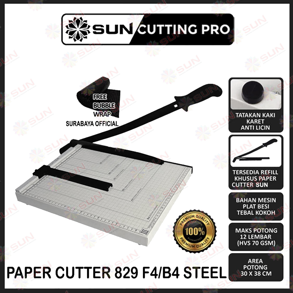 Jual Paper Cutter Folio F4 B4 Alat Potong Mesin Pemotong Kertas