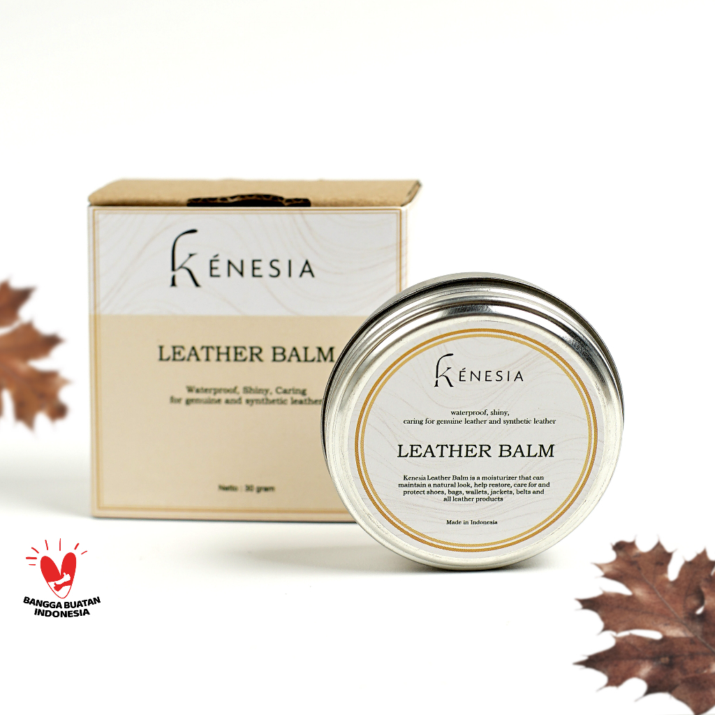 Jual KENESIA Leather Balm | Perawatan Tas Sepatu Kulit | Leather Care |  Anti Jamur Daun Talas | Semir Tas Semir Sepatu | Anti Air | Leather Balsam  | Shopee Indonesia