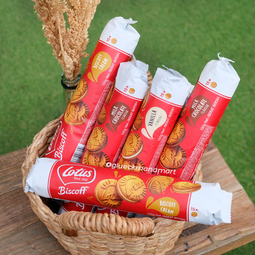 Jual Biscoff Biscuit Lotus Vanilla Milk Choco Cream 150gr Shopee