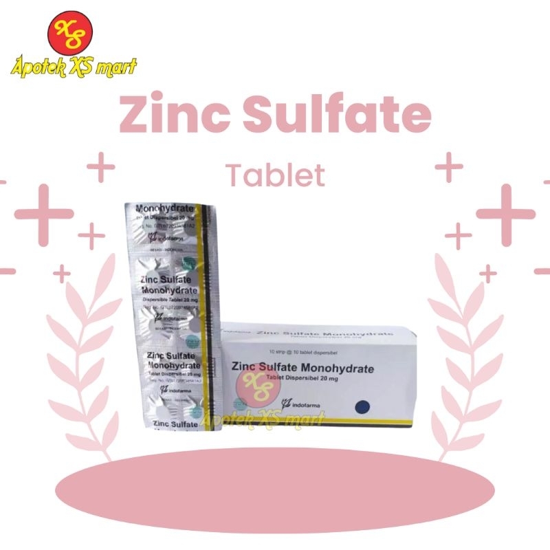 Jual ZINC SULFATE MENGATASI DEFISIENSI ZAT BESI SAAT DIARE Shopee