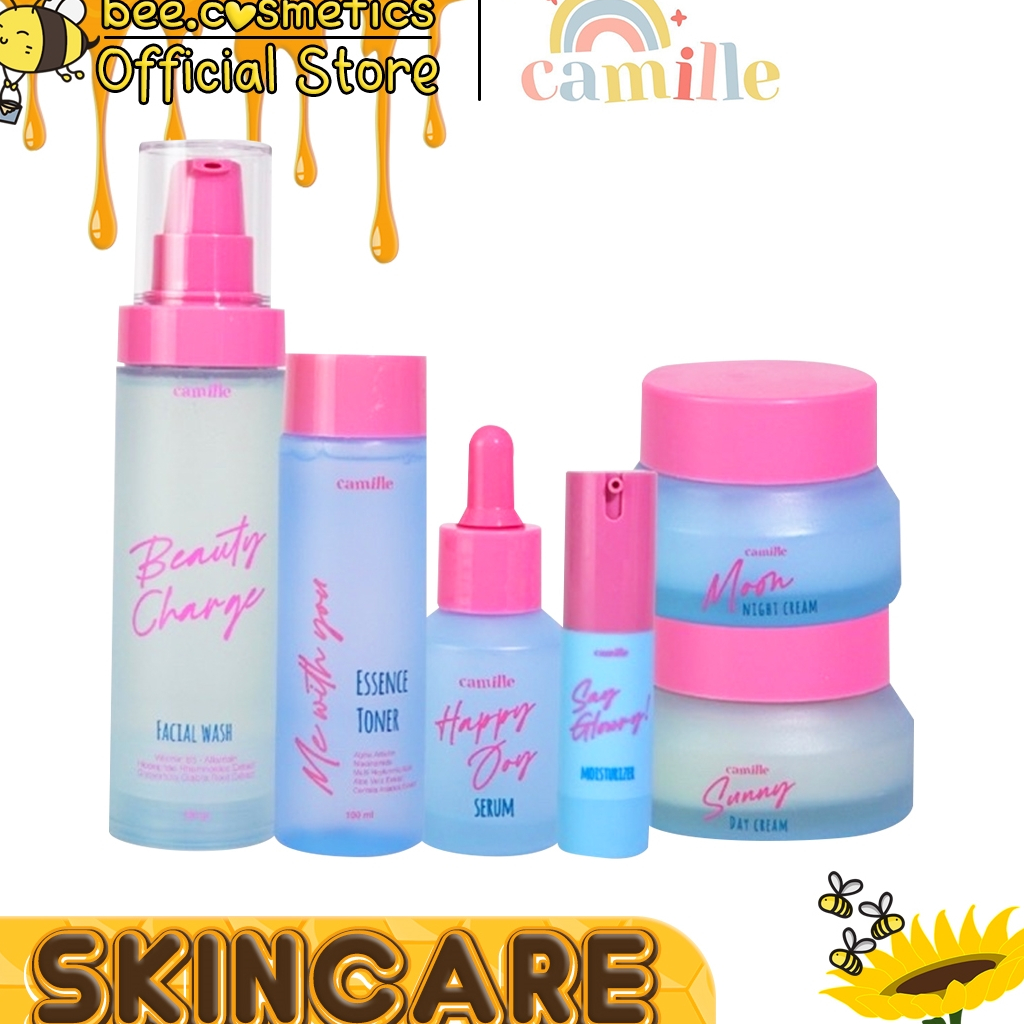 Jual CAMILLE BEAUTY SKINCARE PAKETAN ( FACIAL WASH / CREAM ( DAY